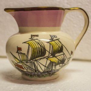 Vintage Hand-Painted Gray's Pottery Mini Jar/Jug